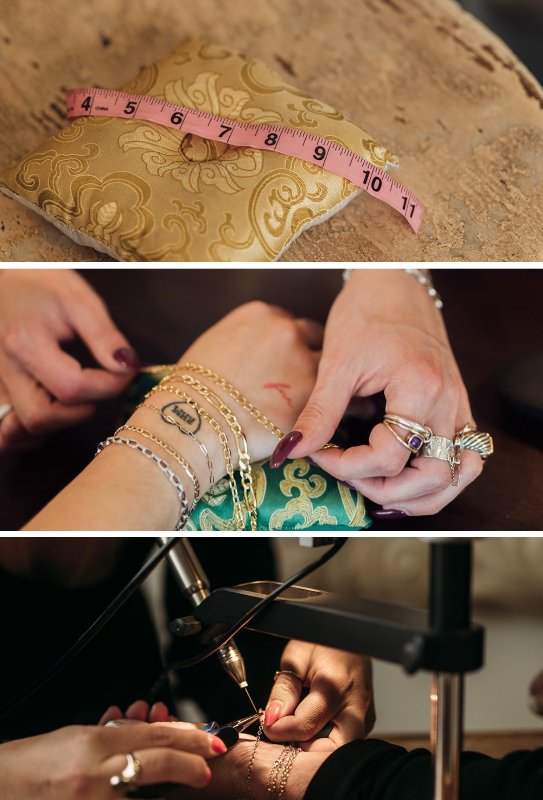 The Love Saro Permanent Jewelry Experience